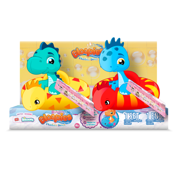 BLOOPIES FLOATIES DINOS PACK2