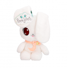 BUNNY PLUSH WHITE PEACH 